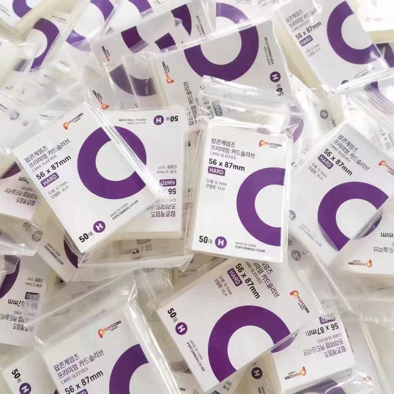 Clear Card Sleeves (50pcs/set), 3 Inch Photo Protector Sleeves, Photo Protector for Album, Binding Supplies for Home & Office & School