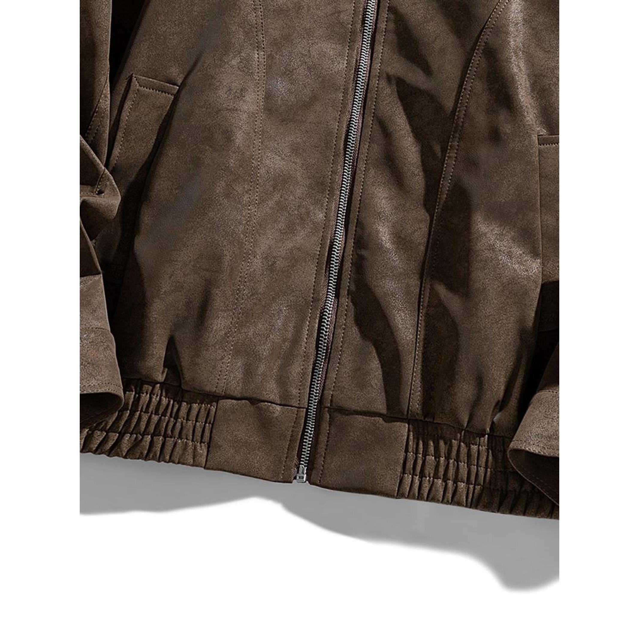 Men's Solid Color Motorcycle Jacket, Regular Fit Casual Comfy Long Sleeve Baseball Collar Outerwear for Daily Wear, Men's Clothing for Fall & Winter, Coats