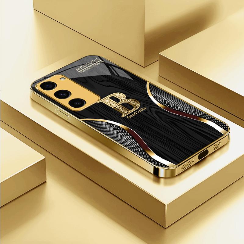 Suitable for [Galaxy S23 5g] high-end  phone case，Sophisticated and Minimalist Design—with all 26 letters available for you to choose from.YM99