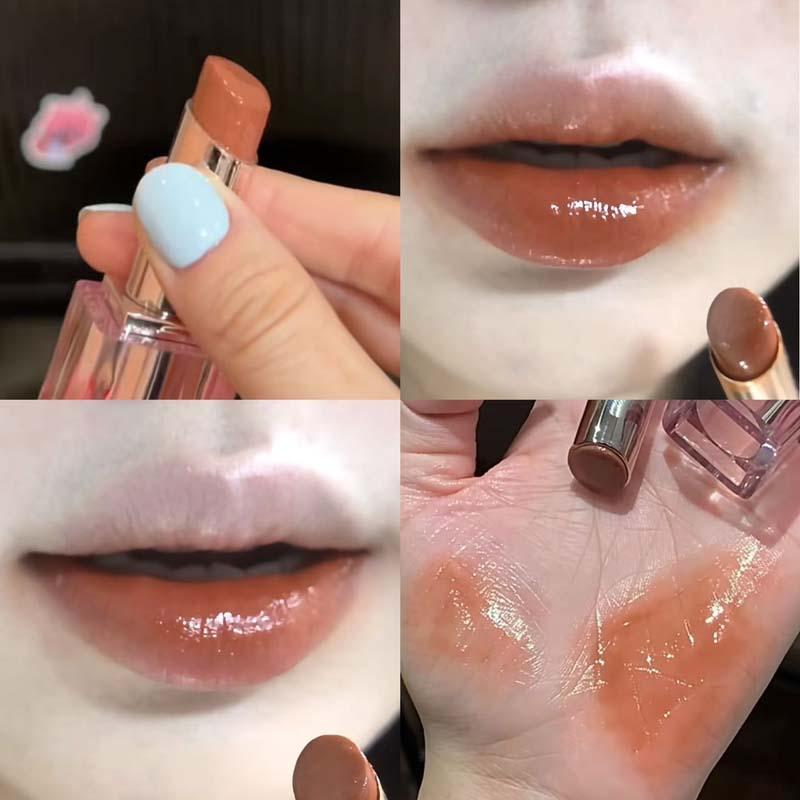 Highly moisturizing lipstick provides long-lasting hydration and repair for dry lips. The smooth, creamy texture applies easily, offers rich color payoff, and is long-lasting and smudge-proof, creating plump, soft lips. A must-have gift for Mother's Day.