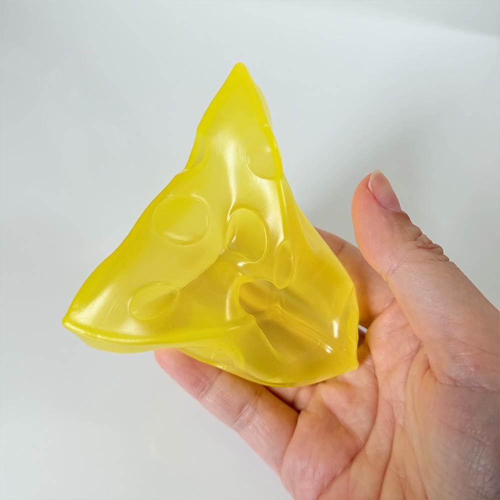 Moldable Squishy Cheese Block,Finger Sucking Cheese Stress Relief Toy, Non‑rebounding, shapeable Unisex Gift, Perfect for Relaxation and Fun, Ideal Present, Stress Relief Fidget, Stress Relief Squishies