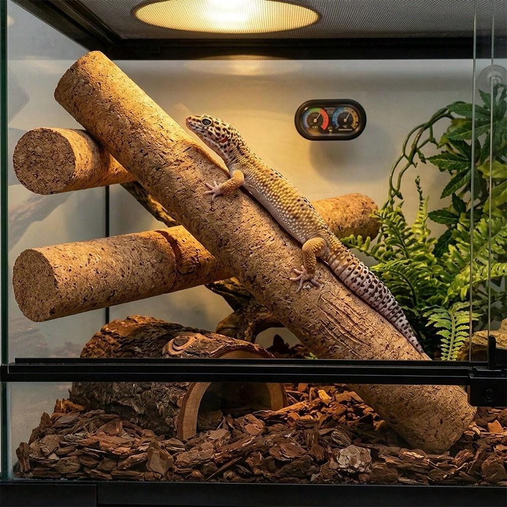 1pc Natural Soft Wood Climbing Stick for Reptiles, Arboreal Perch for Lizards, Geckos, Crested & Gargoyle Geckos, Terrarium Habitat Accessory