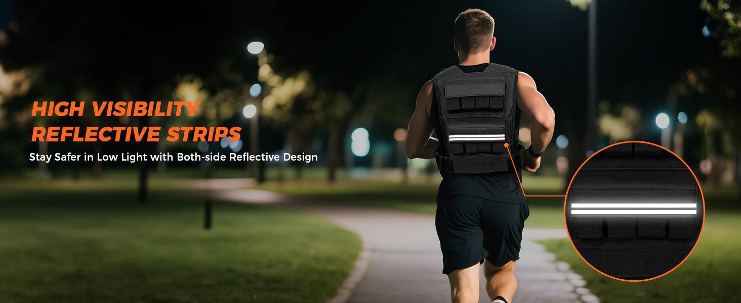 【SummerVibes】BAGAIL Adjustable Weighted Vest for Men & Women - 20lbs/30lbs/40lbs Removable Iron Weights, Heavy Duty Fitness Vest for Strength Training, Walking Running, Home Workouts