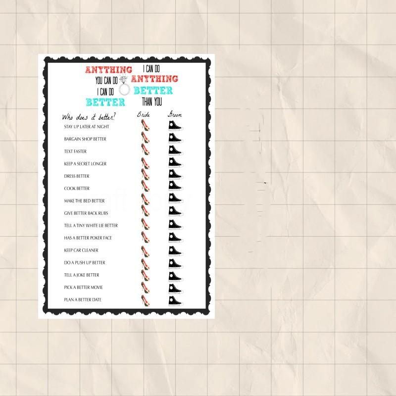 10 Fun Bride Vs Groom Pk Cards, Wedding Party Interactive Game Props, Bridesmaid Prank Game Cards, Pre-Wedding/single Party Fun Tools