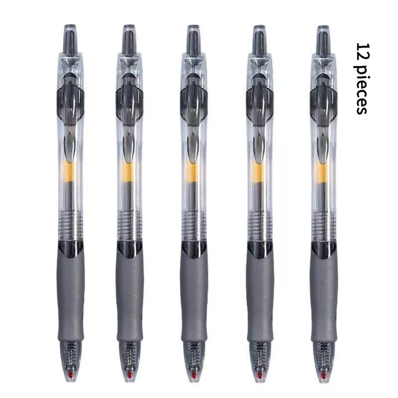 12-Piece Large Capacity Ballpoint Pens, Ideal for Learning & Office Use, Durable Writing Instruments for Daily Needs