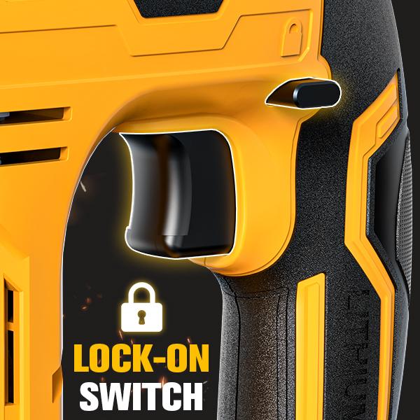 Cordless Jigsaw Compatible with Dewalt 20V Battery(NO Battery!!), Jig Saw Tool Brushless, 2900RPM, 0°-45°Bevel, 3 Orbital Action,LED Light for Straight/Curve Cuts