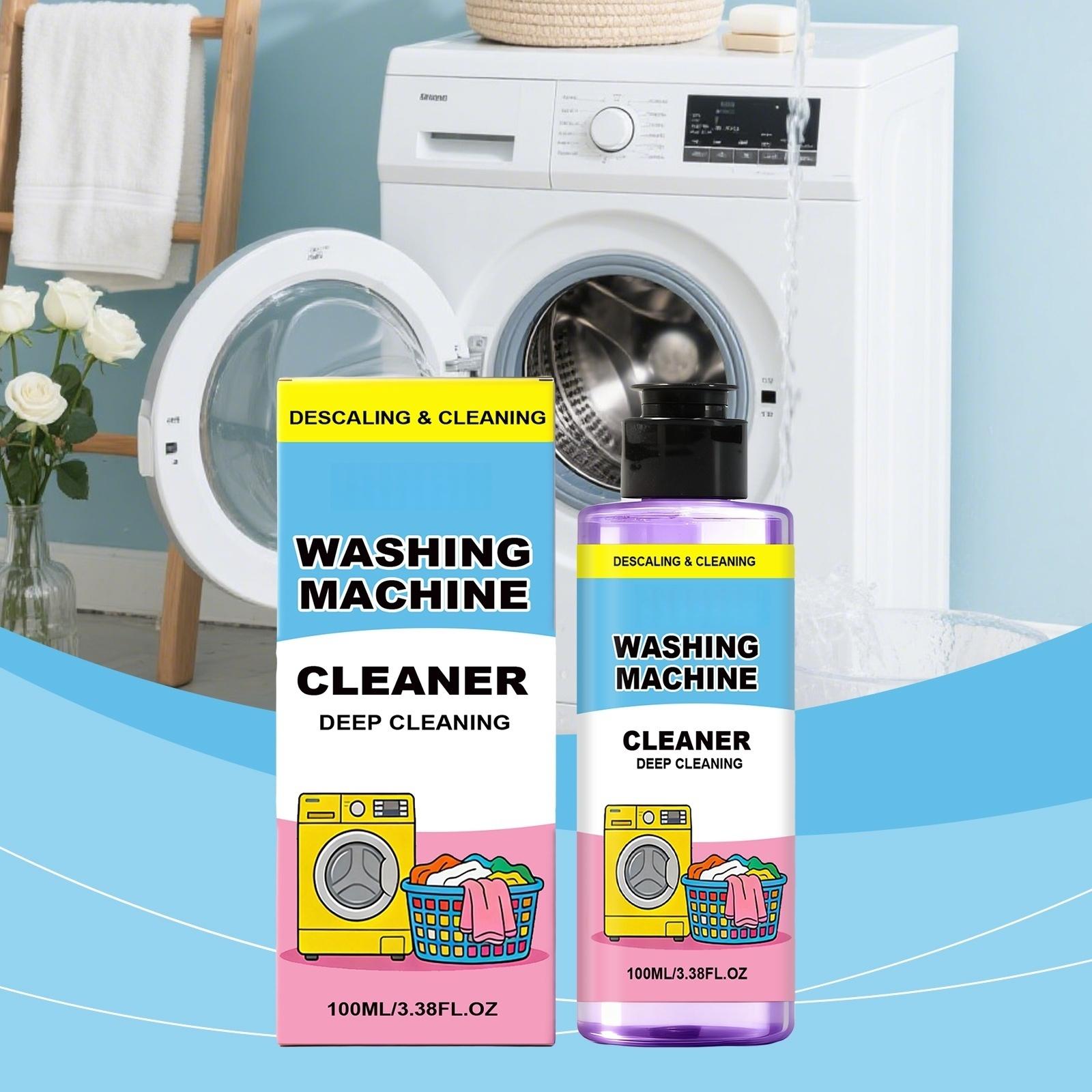 Washing Machine Cleaner Liquid, Deep Cleaning Descaler, Remove Odor, Grime & Limescale, Suitable for Front Load & Top Load Washer, 100ml
