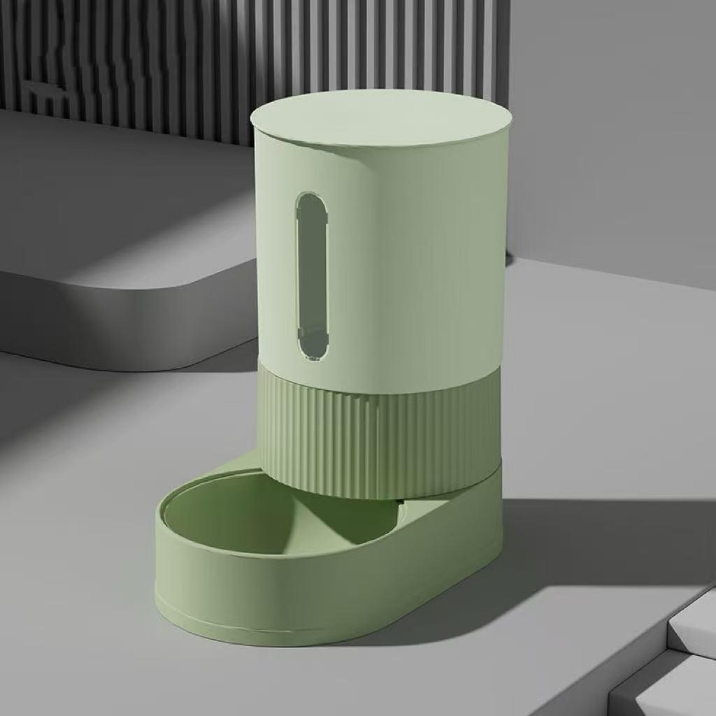 New Automatic Cat and Dog Feeder & Water Dispenser Combo Dog Bowl and Cat Bowl Two-in-One Water Dispenser