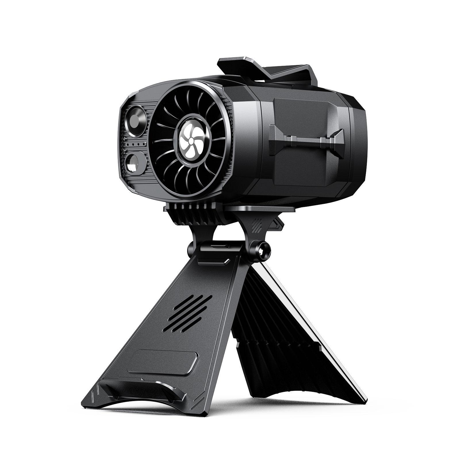 Waist Fan-Under Shirt Fan, Rechargeable,LED Lights, Clip Fan, 4 Speeds, Body Fan for Outdoor Workers, Fishermen, Warehouse Workers, Tourists, Medics Gadgets 2025,Gifts for Holiday