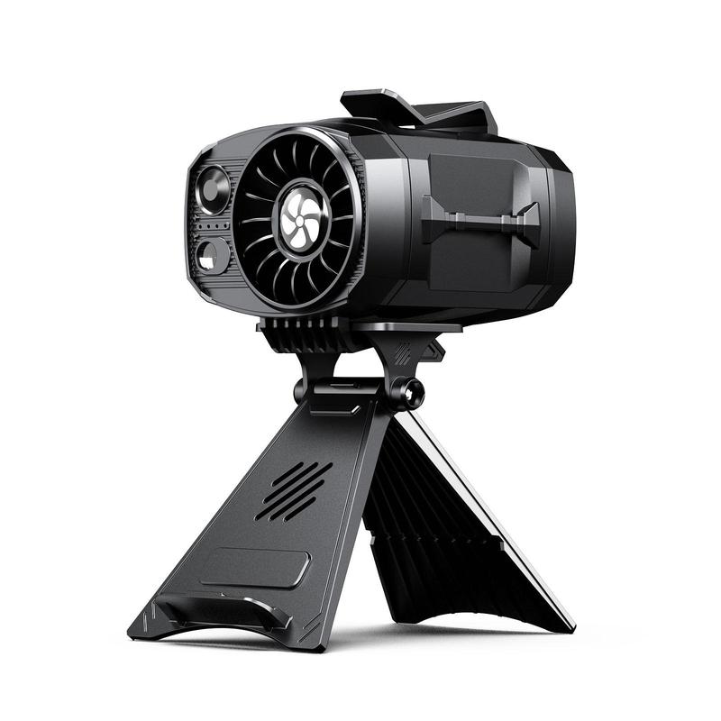 Waist Fan-Under Shirt Fan, Rechargeable,LED Lights, Clip Fan, 4 Speeds, Body Fan for Outdoor Workers, Fishermen, Warehouse Workers, Tourists, Medics Gadgets 2025,Gifts for Holiday