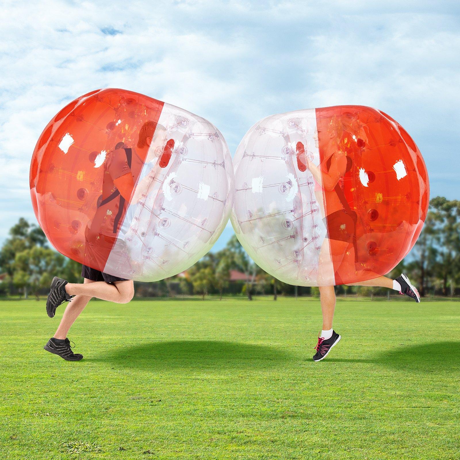 VEVOR Inflatable Bumper Ball 1-Pack, 5FT/1.5M Body Sumo Zorb Balls for Teen Adult, 0.8mm Thick PVC Human Hamster Bubble Balls for Outdoor Team Gaming Play, Bumper Bopper Toys for Garden, Yard, Park