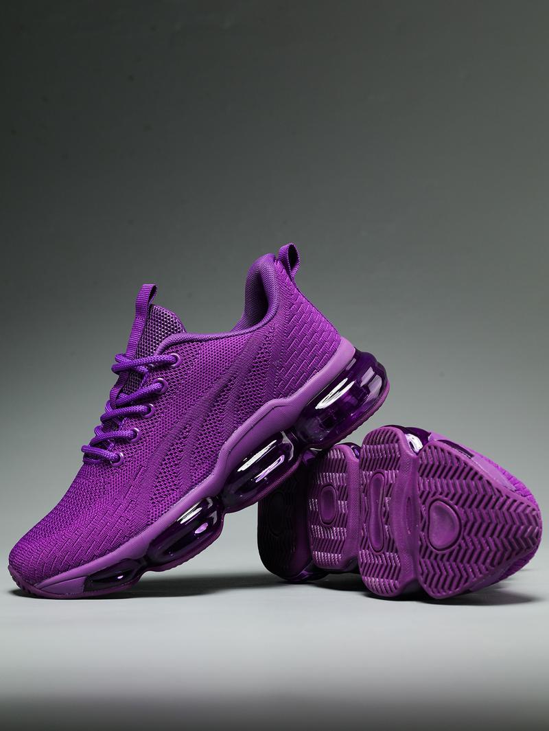 Women's Sporty Solid RoundToe Laces Trainers,Sporty Lightweight Breathable Running Shoes For Exercise & Daily Wear,Sporty Shoes For Outdoor Workout Running Runner Sports Shoes Closed Training Walking Shoes Athletic Sneaker Footwear Casual Girl Outdoorfun