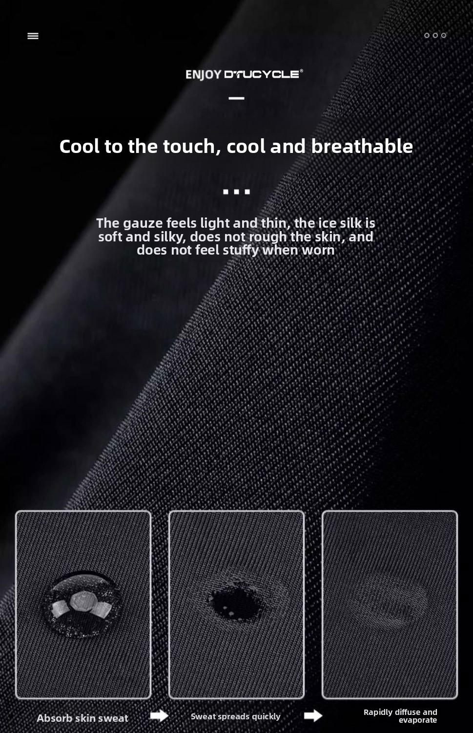 Cycling warm and wind-resistant headgear Ice silk skin-friendly and breathable forehead and neck integrated sunscreen mask Motorcycle liner headgear