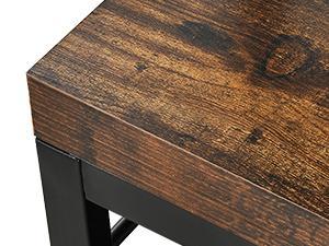 【Springtok】DWVO Kitchen Microwave Bakers Stand with Wine Rack, Wine Rack Freestanding Floor, Small Storage Shelves for Liquor Bottle Glasses Power Outlet Farmhouse Coffee Bar 31/35 Inch