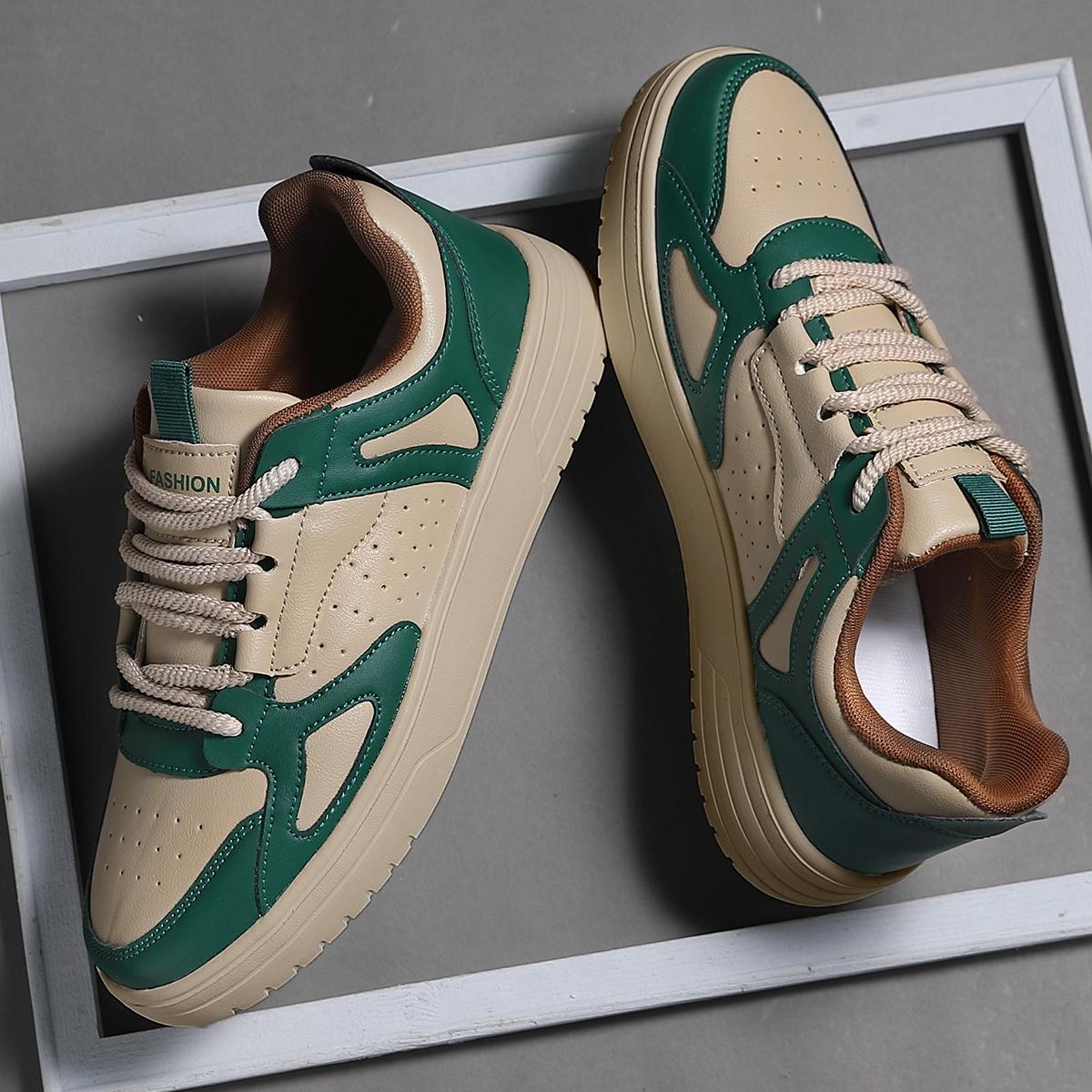 Vintage German Style Sneakers, Low Top Fashion Skate Shoes, Casual Footwear, Versatile Retro Design, Comfortable and Stylish