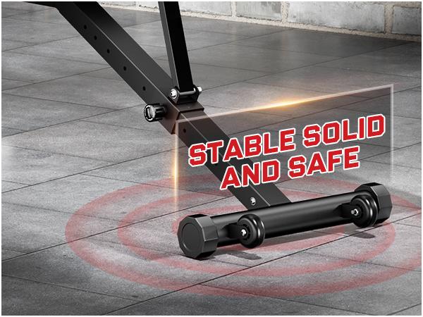 Bearbro 10 Positions Adjustable Weight Bench Workout Bench for Home Gym,Olympic Weight Bench Press for Full Body Workout 900lbs,Christmas gift Adjustable Home