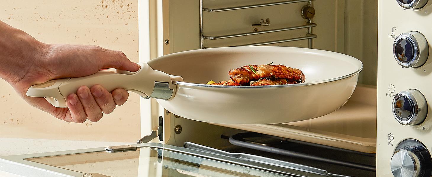 【New Year Sale】Transform Your Kitchen! Redchef 5pcs Nonstick Ceramic Cookware Detachable Handles, Oven Safe, PFAS PFOA&PTFE Free,Toxin-Free! 【New Year Sale】Transform Your Kitchen! Redchef 5pcs Nonstick Ceramic Cookware Detachable Handles, Oven Safe, PFAS PFOA&PTFE Free,Toxin-Free!