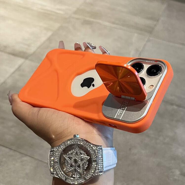 New Magnetic iPhone 17/16/15/14/13/12/11 Pro Max Compatible Case with Lens Holder 17 Pro Stylish and Minimalist Design 16 Plus Shockproof Protective Case