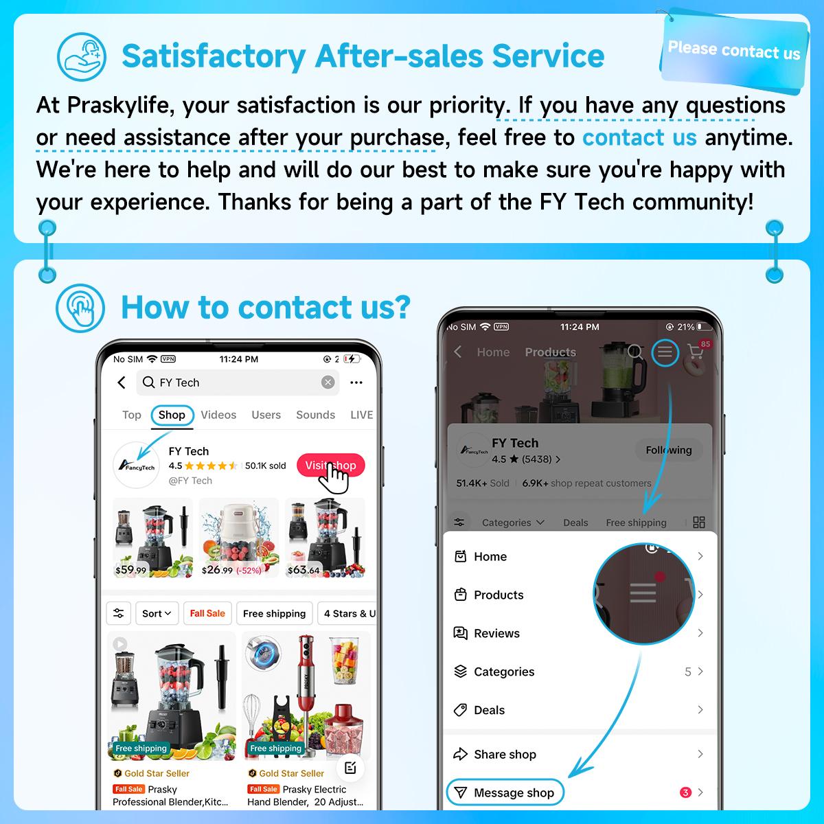 Prasky Professional Blender,Kitchen for Blender 68oz BPA Free 2 Containers Countertop Blenders Ice Crushing&Max.2400Watts/1000Watts Blender and Grinder Combo 25000RPM , Smoothies/Juice/Nuts BUTTER/Food Processor/Kitchen Appliances /SMARTLIVING