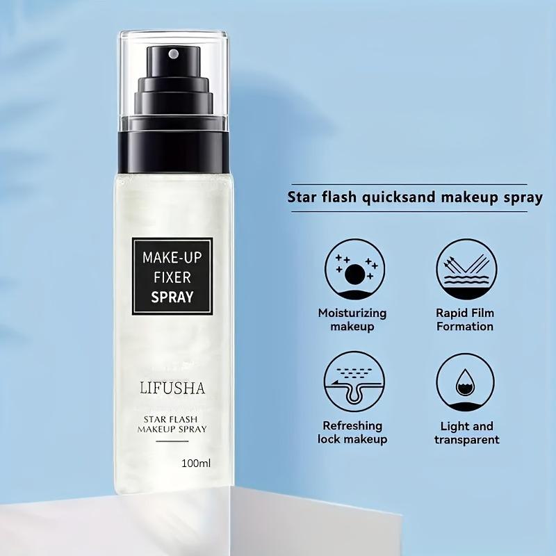 Ounce Star Flash Quick-Dry Setting Spray - Brightening, delicate and high-gloss, long-lasting oil control, sweat-proof and moisturizing without makeup removal