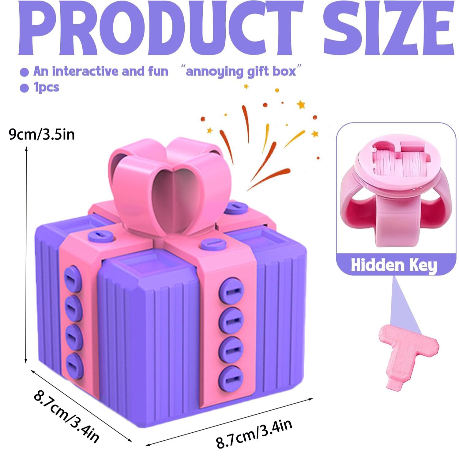 Disgusting Gift Box with 3D Printed Pop-Up Finger Surprise, Perfect for Birthday, Office, Halloween, and Swap Gifts