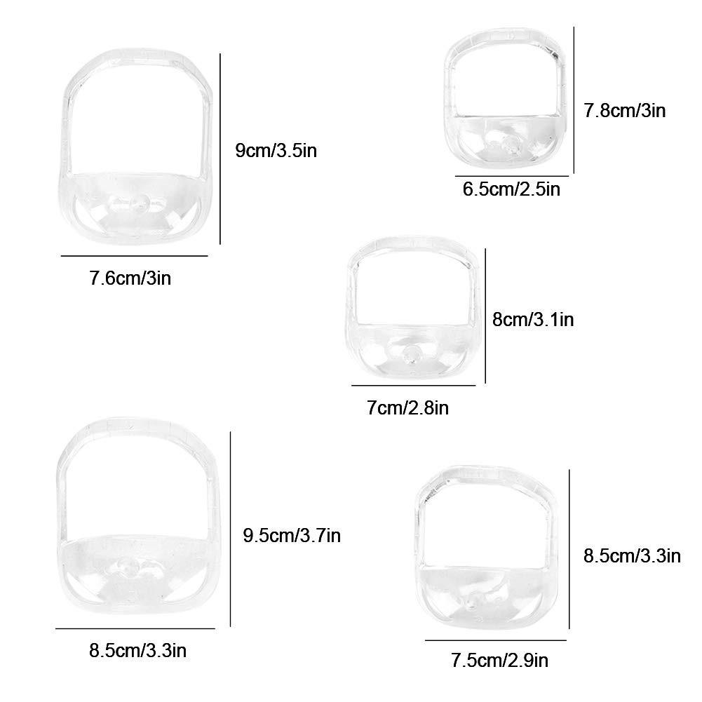 Men's Beard Styling Tools Set, 5-Piece Goat Beard Template, Full Beard Trimming Outline Care, Essential Grooming Accessories