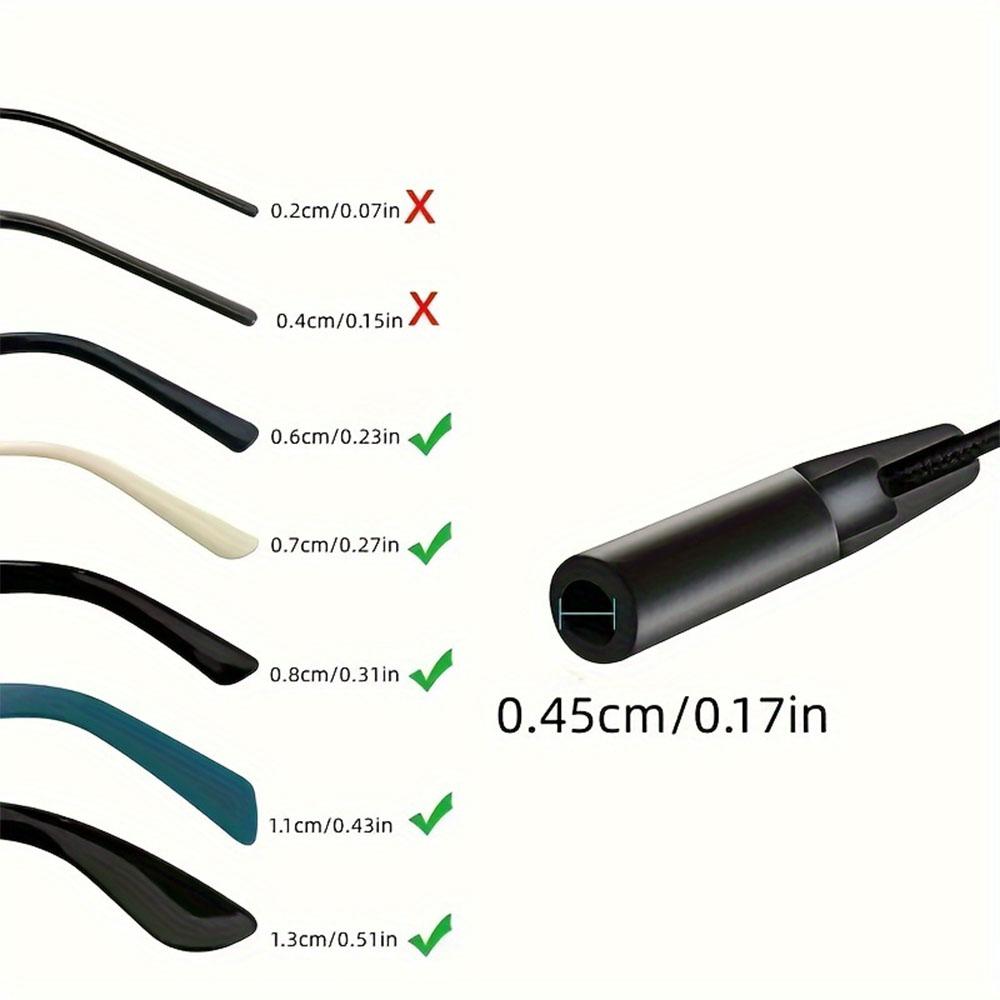 Adjustable Sunglasses Strap, Anti-slip Sunglasses Hanger Strap, Sports Sunglasses Retractable Rope, Outdoor Sports Accessories