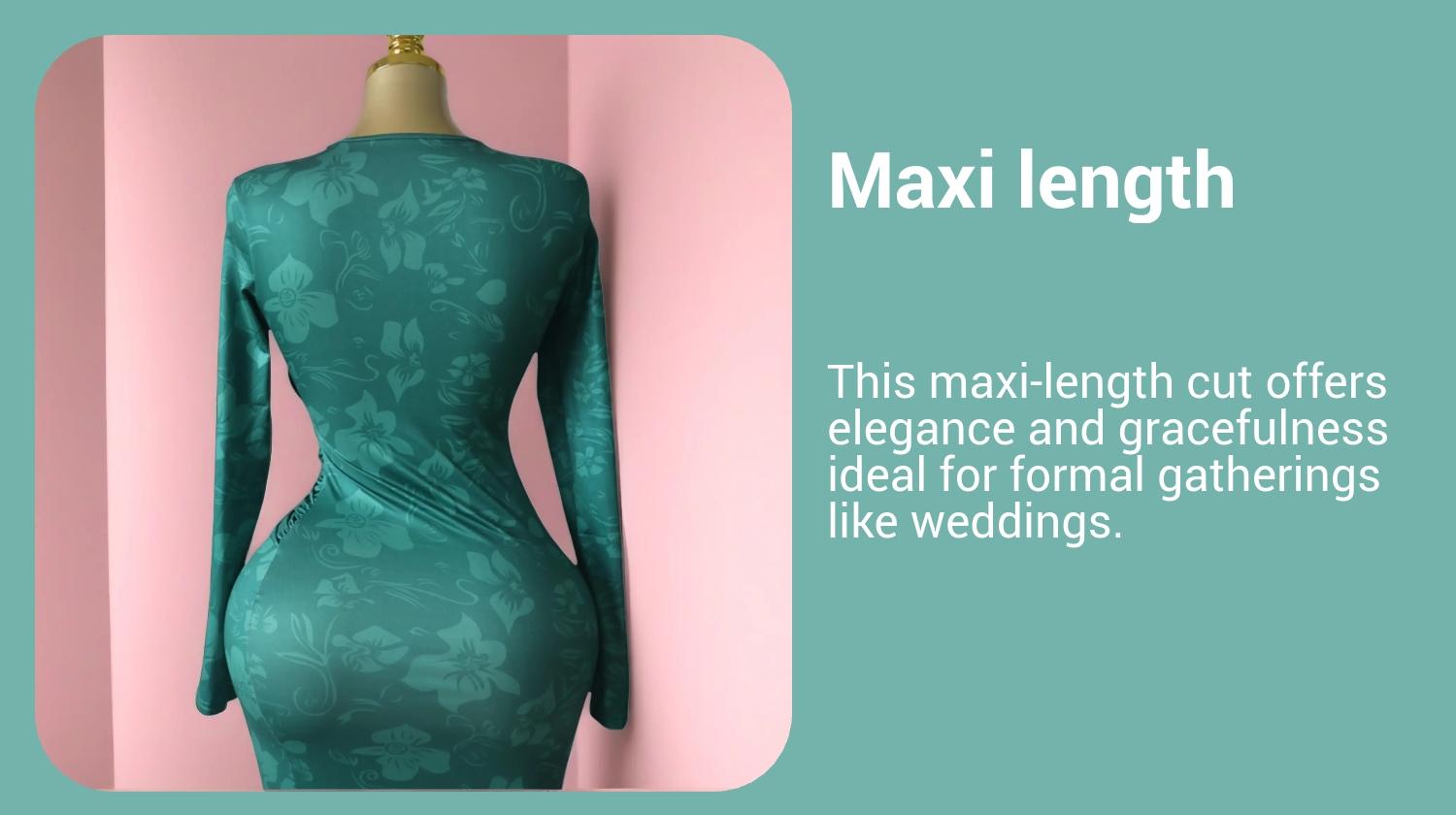 QFAF Emerald Green Bodycon Maxi Dress Women 2026 Elegant Long Sleeve Ruched Slim Fit Draped Waist Party Dress Formal Wear Chic Evening Gown High Waist Stretch Fashion Outfit Wedding Guest Birthday Dinner Date Night Vacation Holiday Clubwear Trendy Style