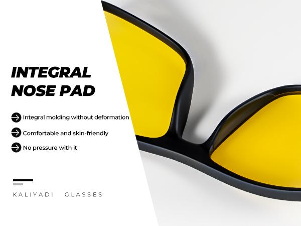 KALIYADI Night Vision Glasses for Men Women Classic Design Anti-glare polarized yellow lenses reduce glare from oncoming headlights and reflections Enhance nighttime driving safety