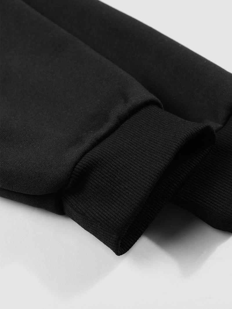 Hooded Sweatshirt with Rhinestone Wings Print, Street Style Fitted Long Sleeve, Soft Comfortable Fabric, All Seasons Wear