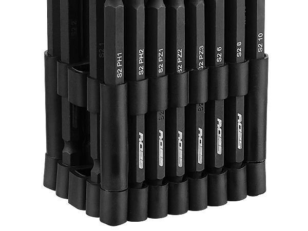 Extra Long Security Bit Set: 32-Piece S2 Steel Screwdriver Drill Bits for Tamper-Proof Screws, 6" Torx, PoziDriv, Spanner, Tri-Wing - Universal 1/4" Hex Shank for Electric, Impact Drills