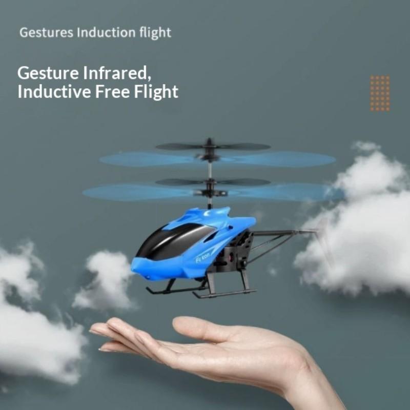 2026 Bestselling Toy Gift! Fly Indoors! Mini Sensor Helicopter Toy, Remote Control Suspended Plane, Safe and Reliable Material!