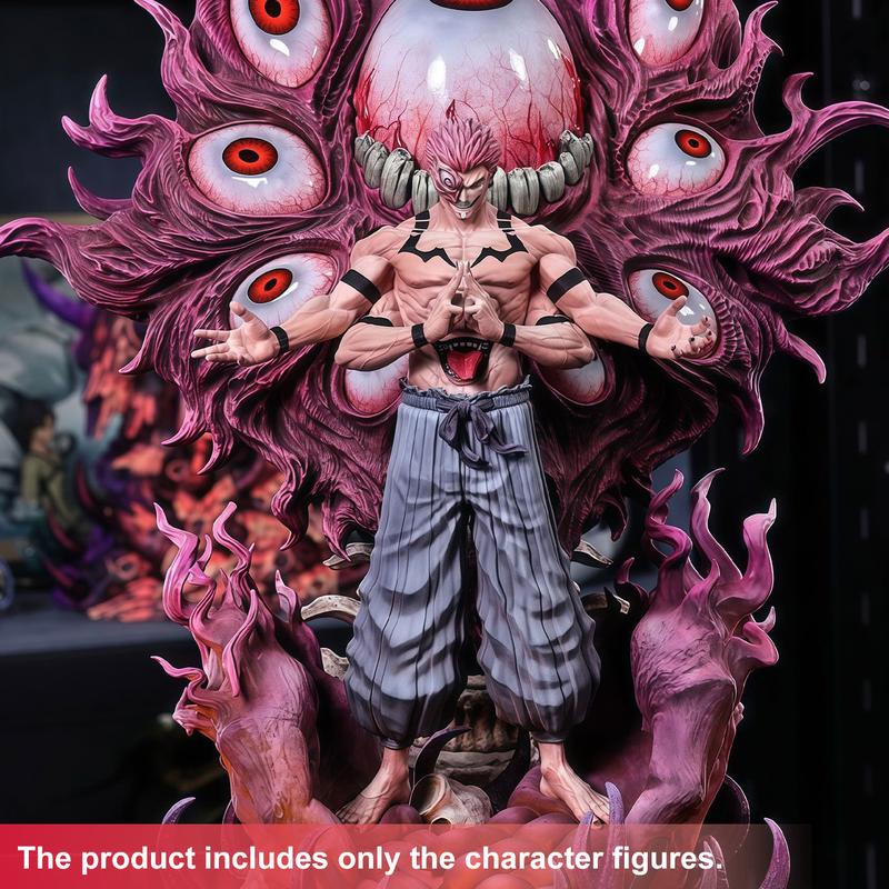 Jujutsu Kaisen Curse King Ryomen Sukuna Figure Model, Figurine, Desktop Statue Decoration Ornament, Boxed Collectible Trendy Doll, Cool Anime Toy, 12.2 Inches, Ideal for Birthday Gifts and Holiday Presents