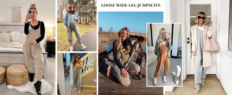 Naeduo Women's Y2K Jumpsuit Romper Stretchy Wide-Leg Harem Overalls with V-Neck Adjustable Straps Deep Pockets Casual Sleeveless Streetwear for Summer Basic Black Pants