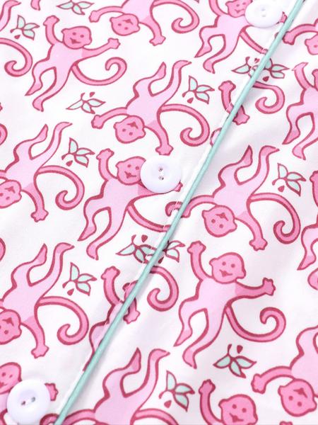 Women's All over Print Pajama Set, Comfortable Sleepwear and Loungewear for All Seasons, Includes Top Shorts and Pants, Home Wear