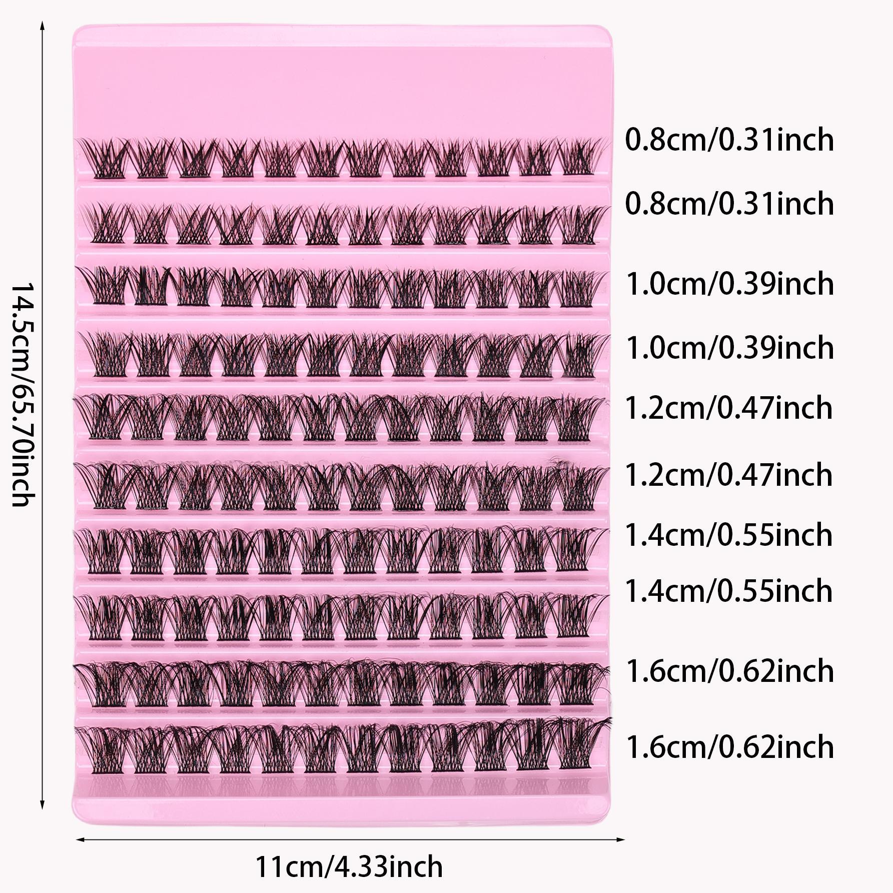 Individual False Eyelashes, 10 Pairs Natural Look Eyelash Extensions, Self Grafting Curl Eyelashes, DIY False Eyelashes, Eye Makeup Enhancement False Eyelashes, High Quality Eyelashes for Women & Girls