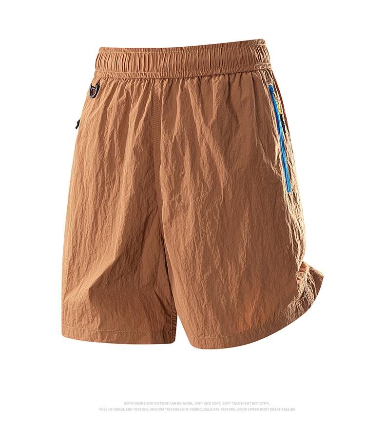 High quality ice sensitive quick drying sports shorts for men and women, dopamine colored waterproof outdoor hiking and mountaineering five pack shorts