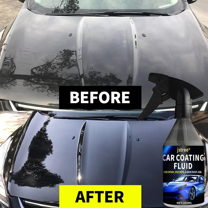 Jstree Car Nano Coating Liquid, Paint Crystal Coating, Body Wax Brightening Protector, 250ML, Car Care Essential