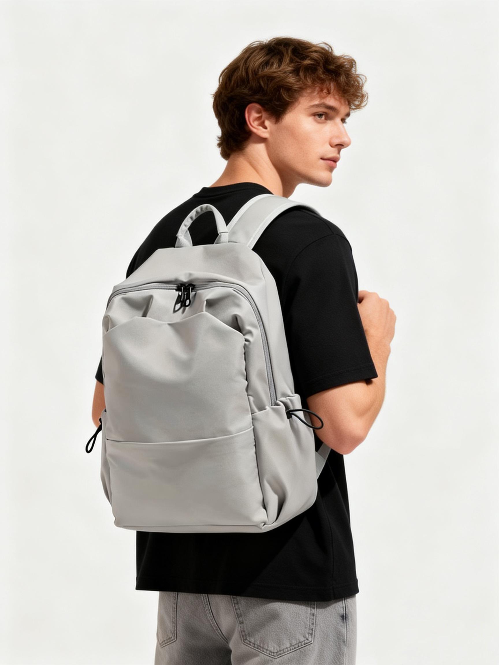 This sleek and minimalist backpack is perfect for short trips, leisurely strolls, and everyday commuting. It's a versatile computer bag that's lightweight and sturdy, making it ideal for a variety of occasions.