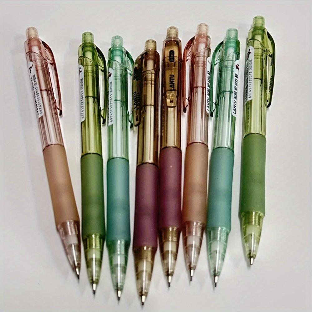 4-Pack Automatic Pencil Set, Lightweight Retractable 0.5mm Tip, Ideal for Art and Writing, Comfortable Grip, Perfect for Students and Artists