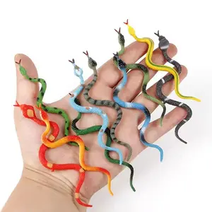 12PCS Realistic Mini Snake Toys Gag Gifts Funny Scary Pranks Prop Halloween Decorations Rain Forest Party Favors Kids Teens