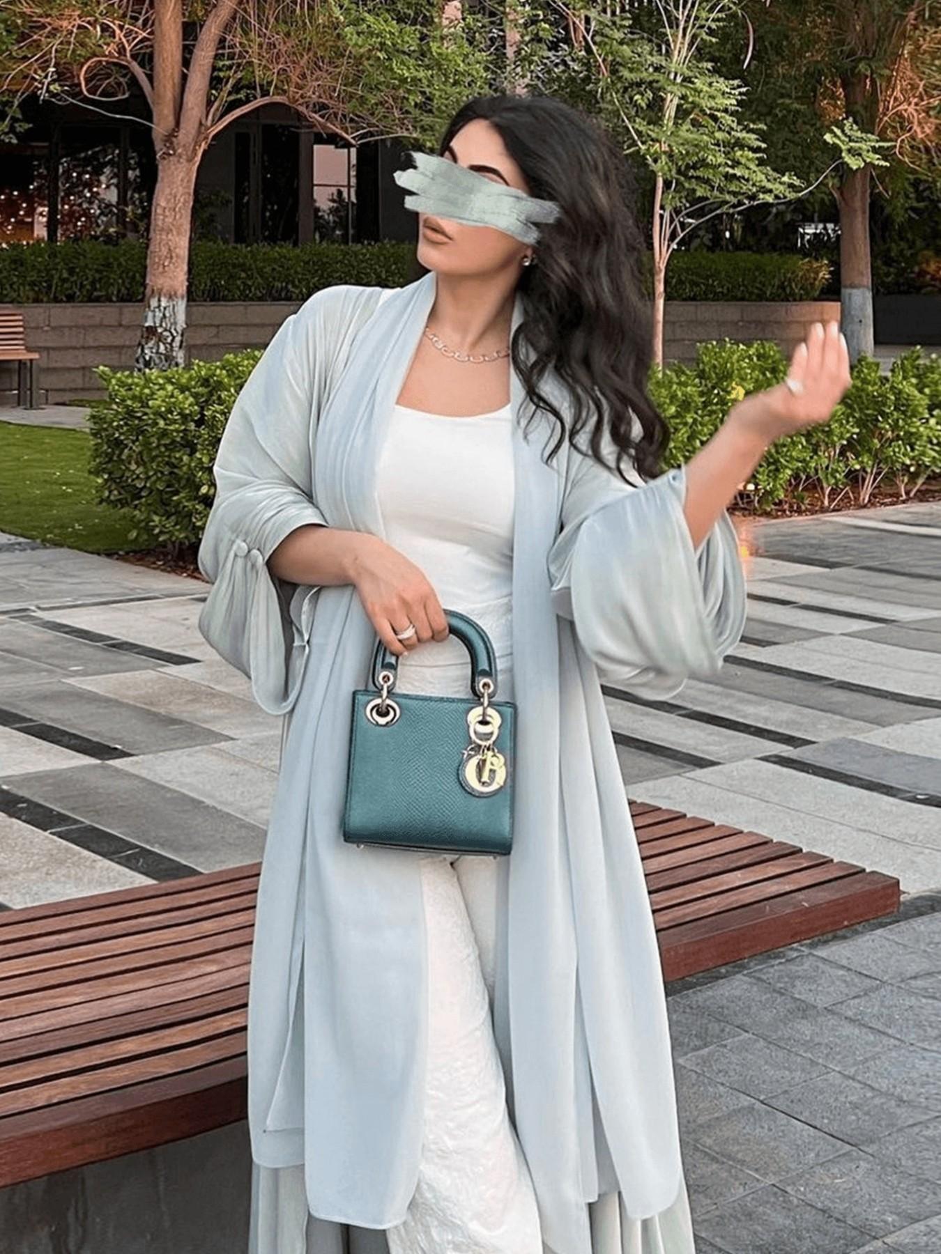 Clear Pearl Gloss Pleated Bubble Sleeve Long Cardigan, Soft Light Flowy Loose Fit, Versatile Outerwear for Commute and Dates, Clothes Women
