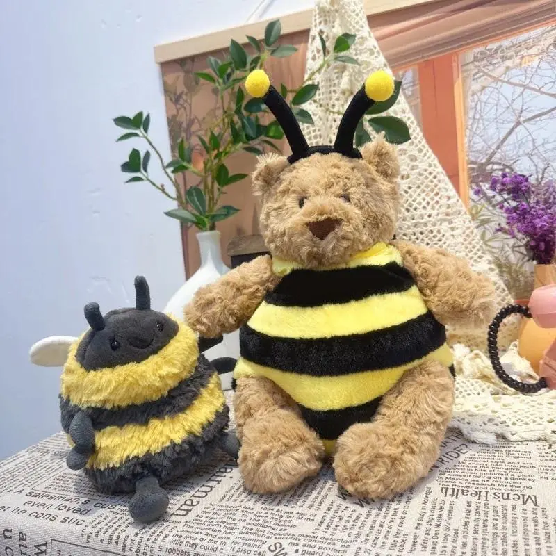 Adorable Albee Bee Spring Plush Toy for Kids Super Soft, Cuddly, and Cute Elephant , Perfect Soothing Plush Toy Gift