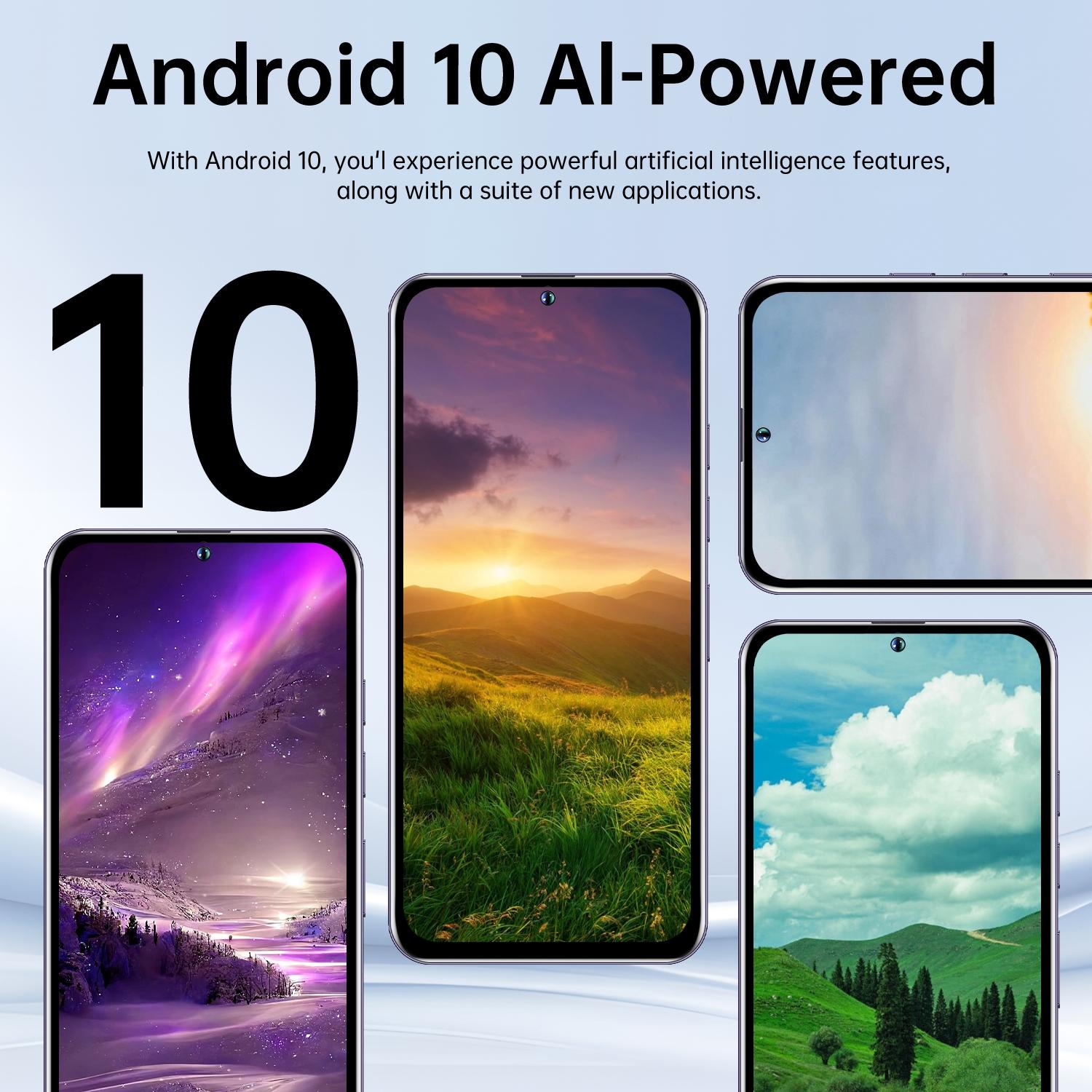 Astarry-Unlock 25 Ultra Smart Android Phone, Android Cell Phone, 6.56-Inch Screen, 3gb+32GB/64GB RAM, 3800mah Battery, Dual Sim, WiFi, Bluetooth-compatible, GPS, Android Mobile Phone
