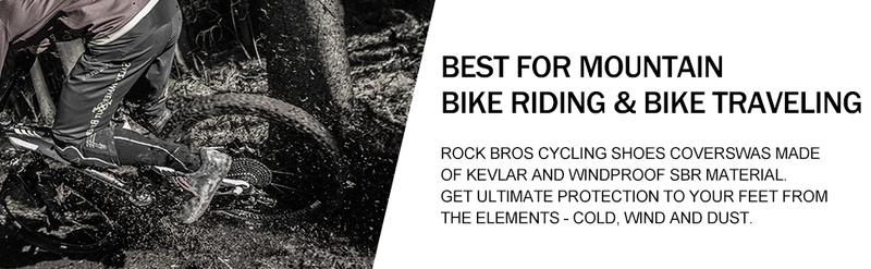 ROCKBROS Thermal Windproof Toe Covers for Cycling Shoes