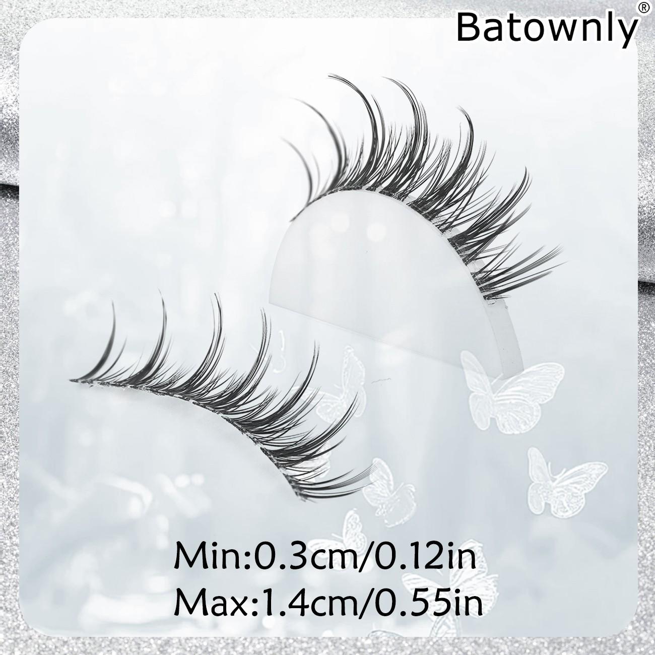 6 Pairs Natural Fluffy False Eyelashes, Pointed Fairy Cluster Design, Long-Lasting Fake Lashes for Daily Use, Perfect for Beginners