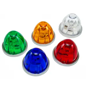 1/2PCS Lorry Side Light Car Truck Side Marker Signal Indicator Trailer Watermelon Lamp LED Waterproof 12V24V Car Clearance Light