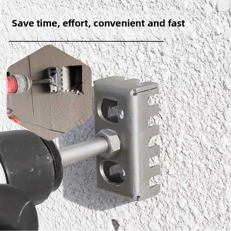 Socket Hole Positioner, Socket Hole Positioner, Quick Positioner, Hard and Durable Positioner, Compatible with Professional and Electrician, Adjustable Bracket