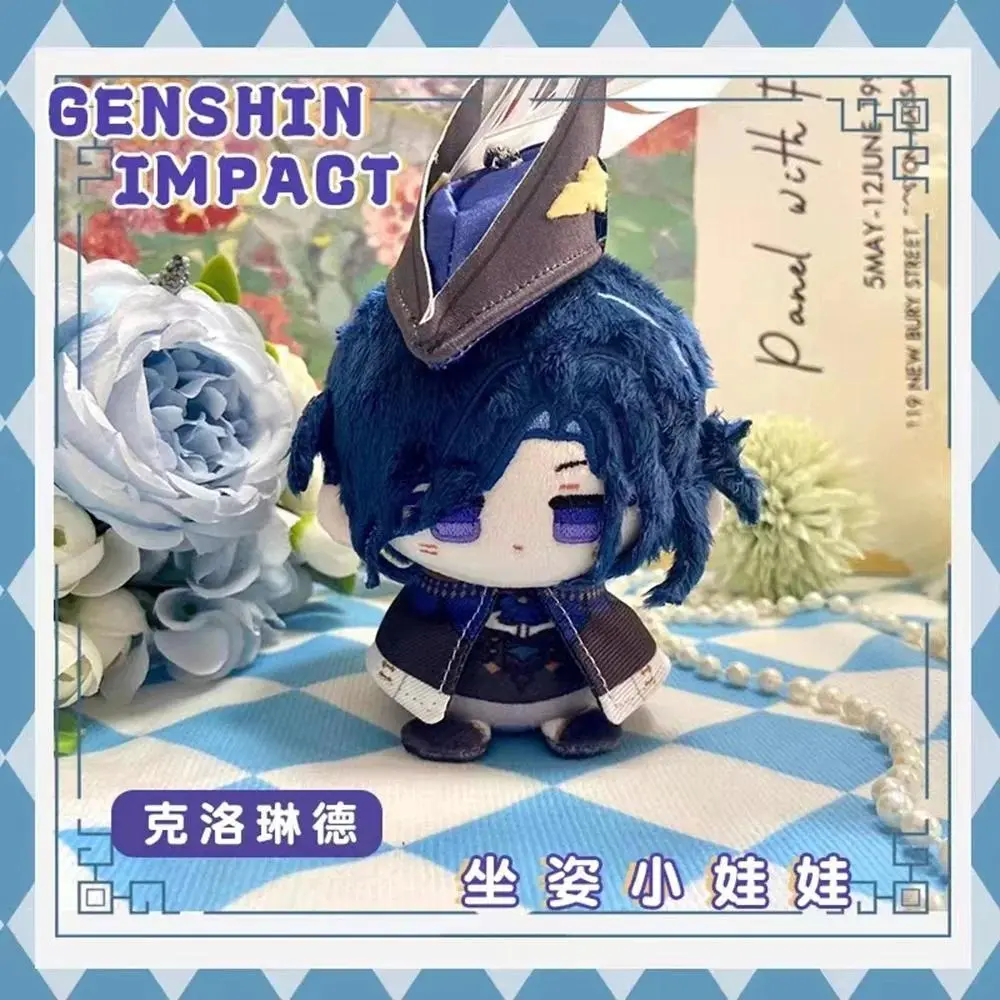 Genshin Impact Plush Furina Wriothesley Neuvillette Clorinde Navia Anime Cosplay Stuffed Toy Pendant Keychain Kids Christma Gift