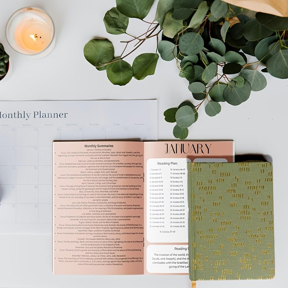 Bible in a Year Reading Plan - 19-Page Printable Guide for Adults, Beginners, Easy Daily Scripture Schedule for Consistent Bible Study
